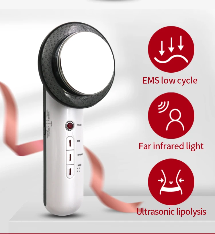 Ultrasound Cavitation EMS Body Slimming Weight Loss Anti Cellulite Fat Burner Galvanic Infrared Ultrasonic Therapy Massager