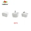 0074 Bathroom ceramic sanitary ware water saving wall hung toilet set