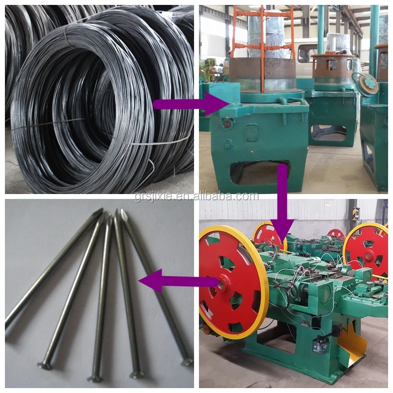 Iron Nail Machine For Common Nails Production Line Iron Nail Machine For Common Nails Production Line Concrete Making