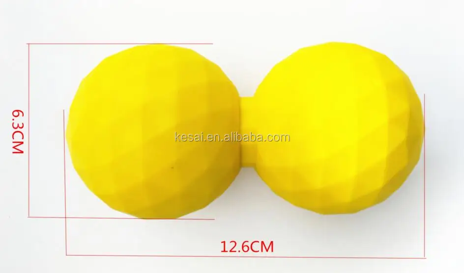 Nature Rubber Peanut Ball Massage For Myofascial Release Double