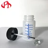 60ml Empty touch up paint bottle pe e liquid glue twist cap bottle plastic glue bottle with brush