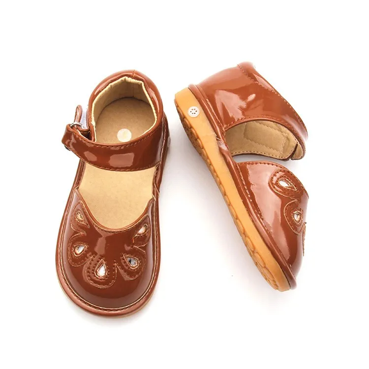 Pu Leather Genuine Leather Baby Squeaky Toddler Kids Sandals Buy