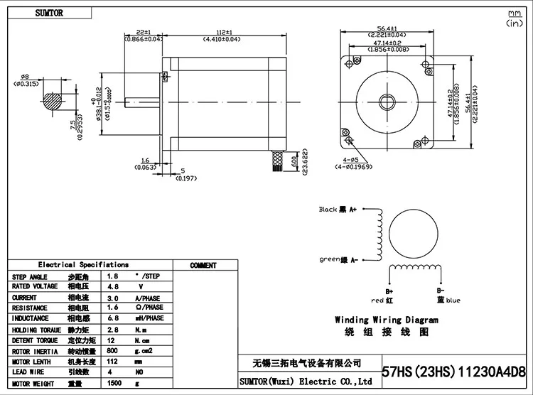 Nema 23 Stepper Motor Wiring Diagram