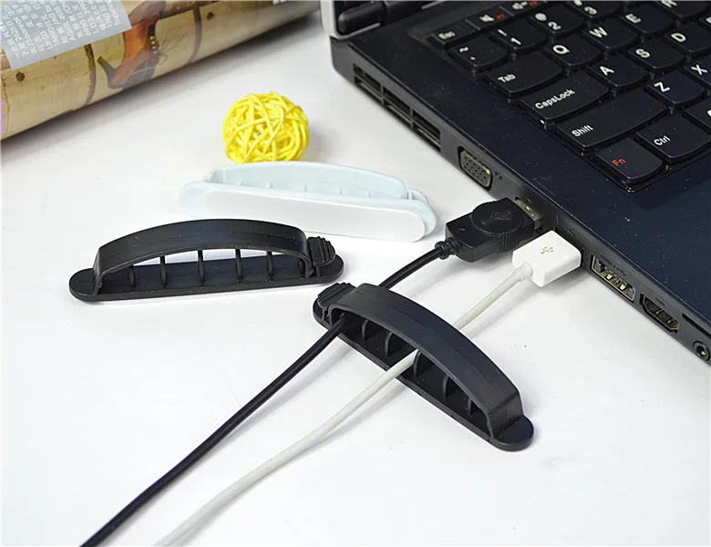 913 Office Supplies Clips Self Adhesive Cable Clips Plastic Locking