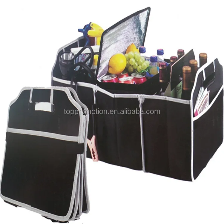 Cheap Folding Trunk Organizer With Cooler Car Collapsible Trunk
