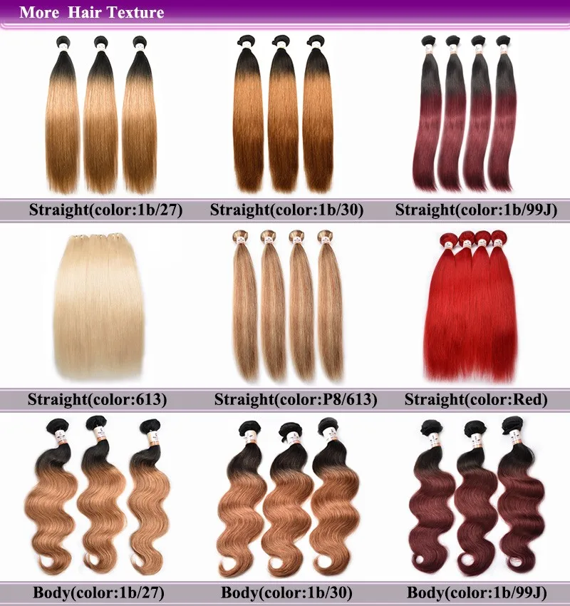 Ombre Hair Color Chart
