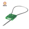 barcode with one time use container cable seal for custom