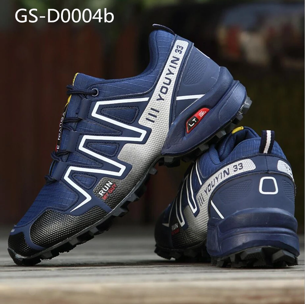
4 colors autumn / winter man sports shoes anti slip climbing outdoor shoes GS-D0004 