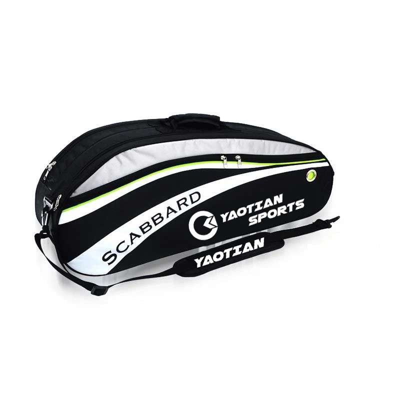 Factory Lightweight 6 Racquets Badminton Bag Customized Sporting Tennis