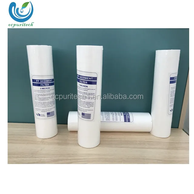 PP sediment quick fitting water filter cartridge with 5 micron