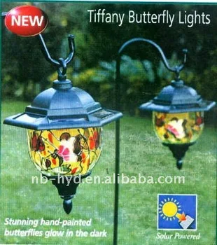 Tiffany solar garden lanterns