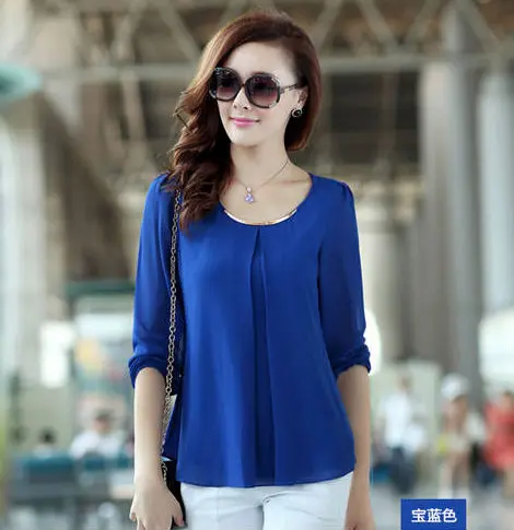 chiffon shirts for ladies