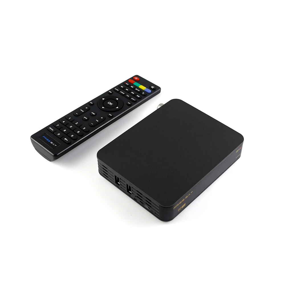 Original Freesat Gtt Combined With Dvbt2 H.265 Set Top Box +cable And