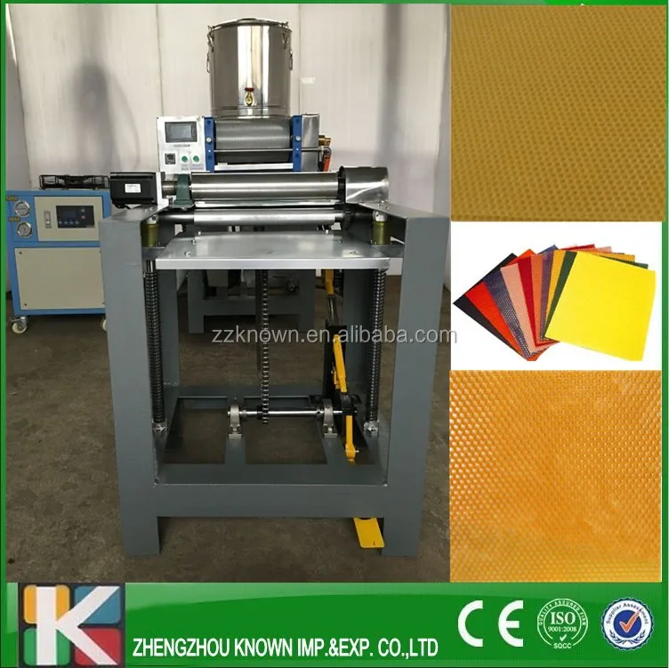 2022 Full Automatic Beeswax Foundation Sheet Mold/beeswax Sheet Molding