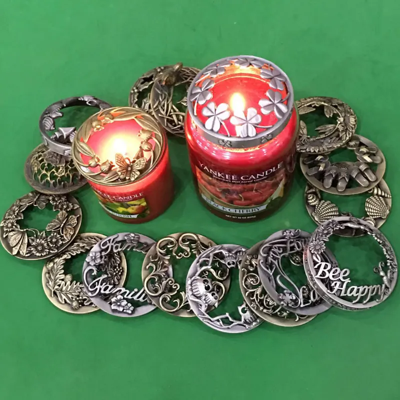 Best Gift For Home Decor Candle Toppers Buy Metal Candle Lids,Candle