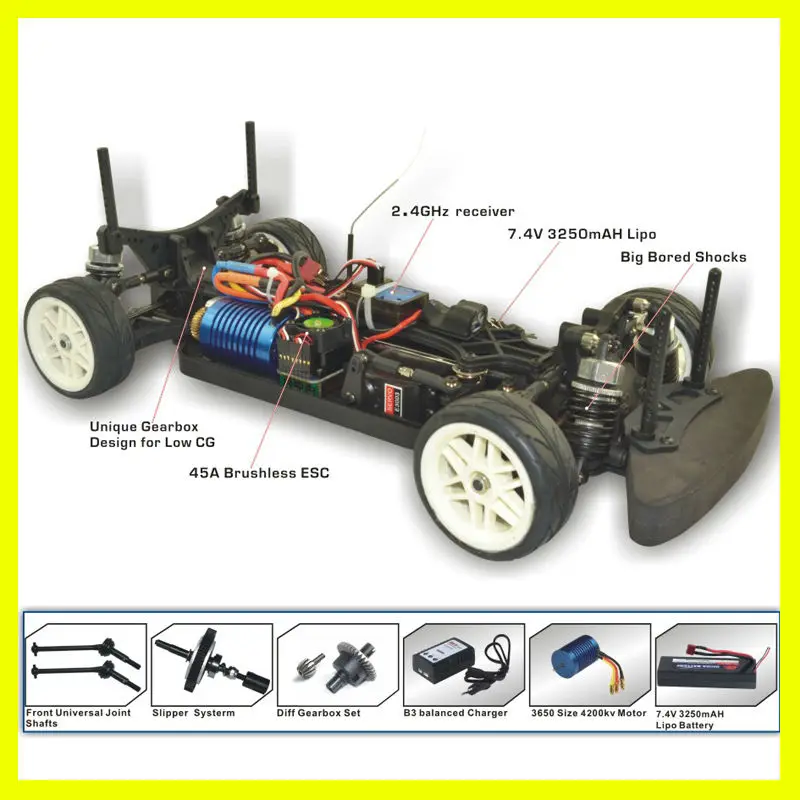 rc touring car setup