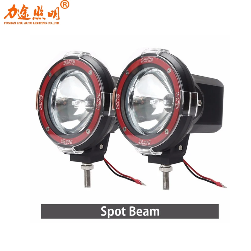 7 Inch Hid Work Light 24v Hid Xenon Work Car Hid Driving Light 35w 55w