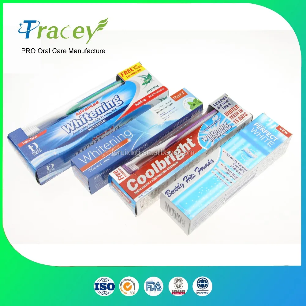Oem Private Brand Fluoride High Quality Tooth Paste Cheap China
