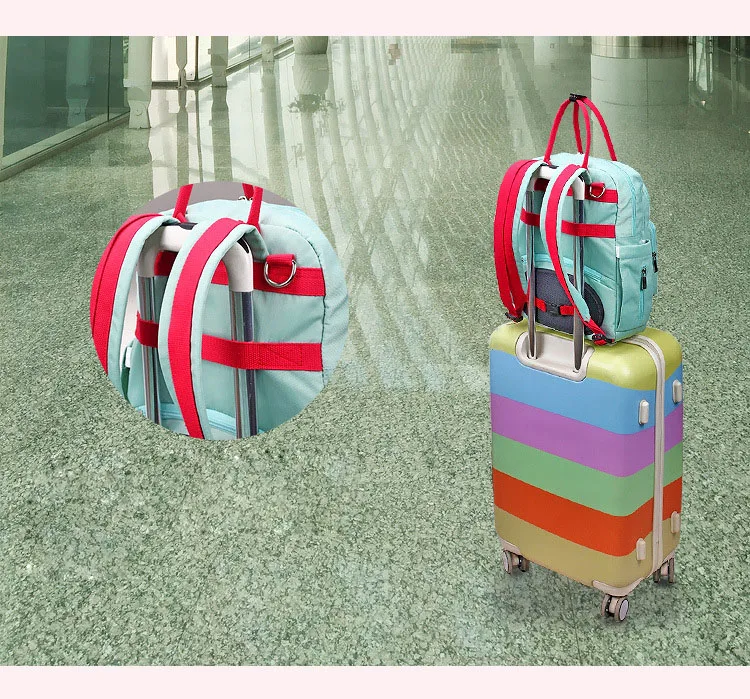 Hot Sale Fashion High Quality Multifunction Travel Waterproof Backpack Mummy Baby Diaper Bag