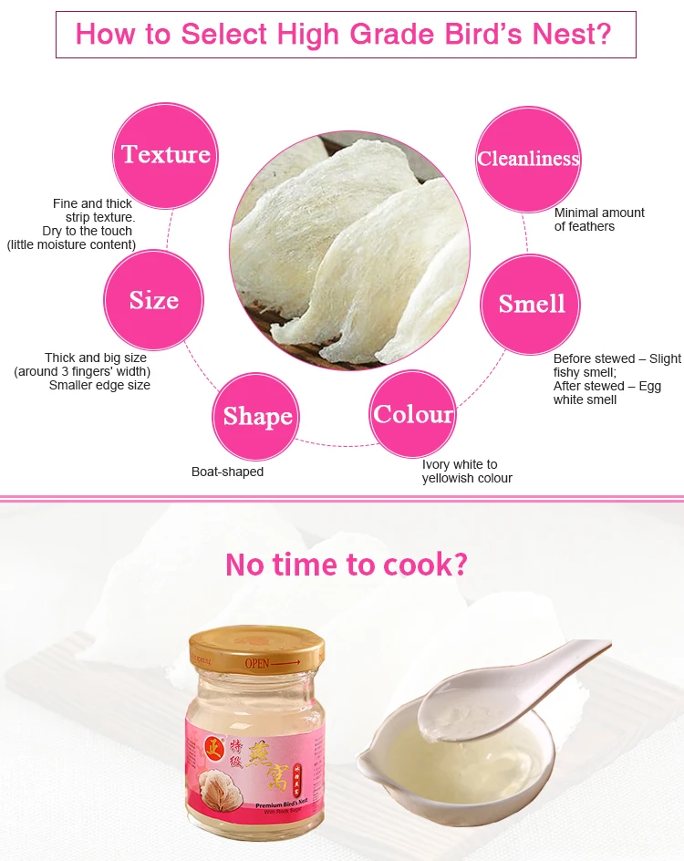 Ztp Premium Swallow Bird Nest Beverage With Rock Sugar Buy Bird Nest