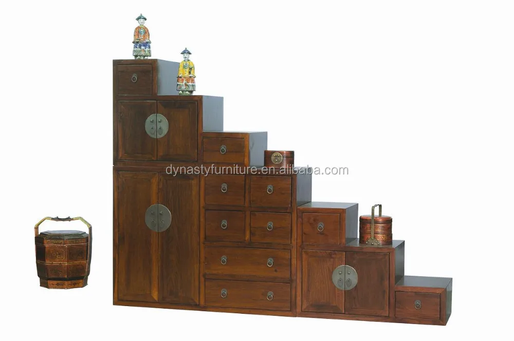 Wooden Step Cabinet Antique Wood Carved Wooden Step Cabinet Antique Wood Carved