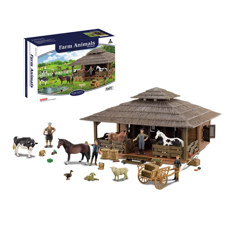 toy farm house set
