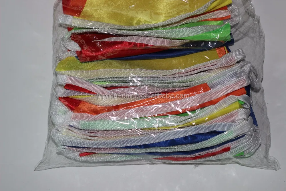 Mini Straw String Banner Happy Birthday Cake Topper Bunting Banner