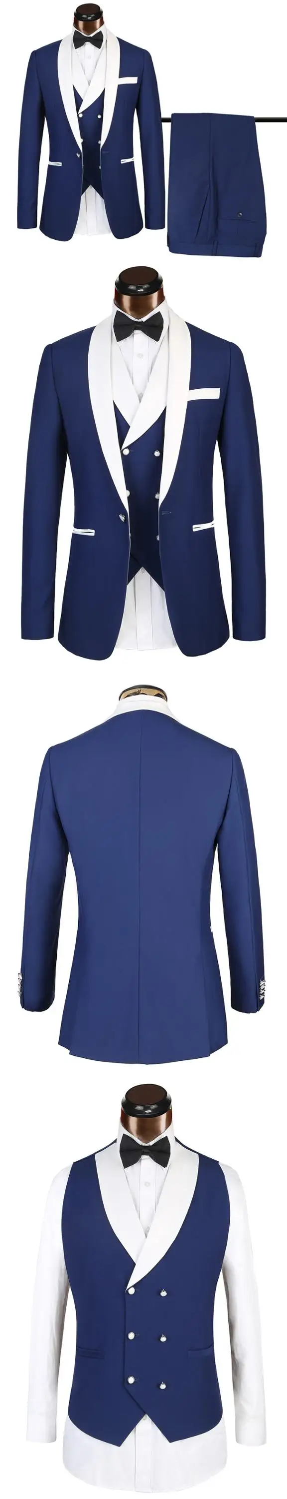 Men Tuxedo Wedding Suit Men's Coat Pant Designs Groom Wedding Suit