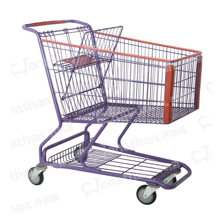 180l Cheap Grocery Used Metal Steel Shopping Carts For Sale Buy Metal
