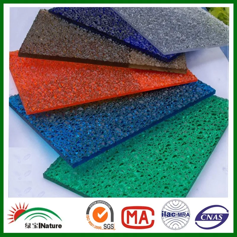 embossed sheet sampal