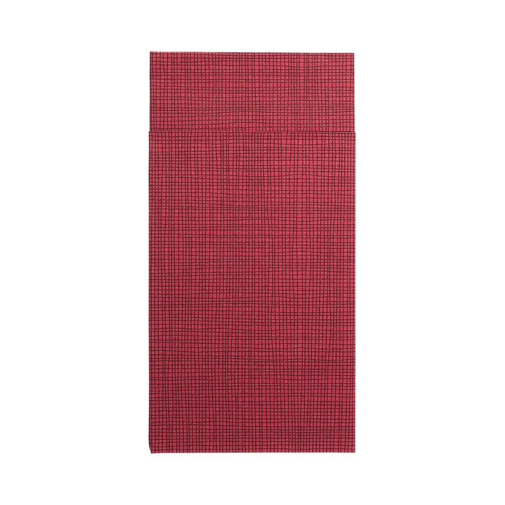 Black Lillian Tablesettings 21035 40 Count 3-Ply Paper Beverage Napkins