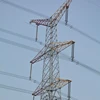 river crossing overhead line power transmission tower
