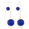 Premium Czech Crystal Disco Ball Stud Earrings Crystal Ball Pendant Earrings