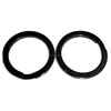 Supplier High Quality Metal Flat Black Split Ring In Bulk