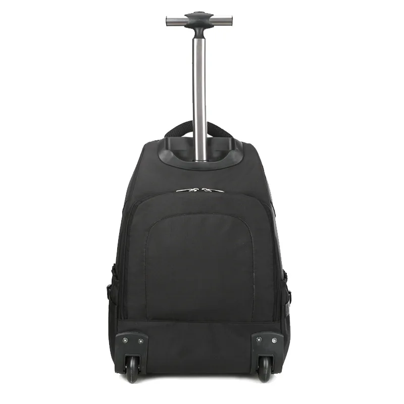 Pull Rod Travel Wheeled Trolley Backpack Custom Logo Waterproof Durable
