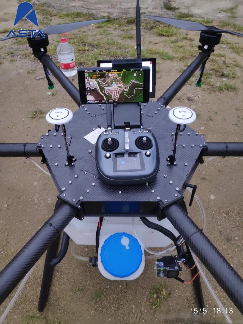 Heavy Lift 30kg Payload Large Drone Camera Image Transmit Drone Rc Agricultural Spraying Drone 6