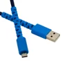 PVC Cord Stable Netwok with Nylon Braided Micro USB Cable Fast Charging Cable For Android Phone Data Transfer Fast Charge