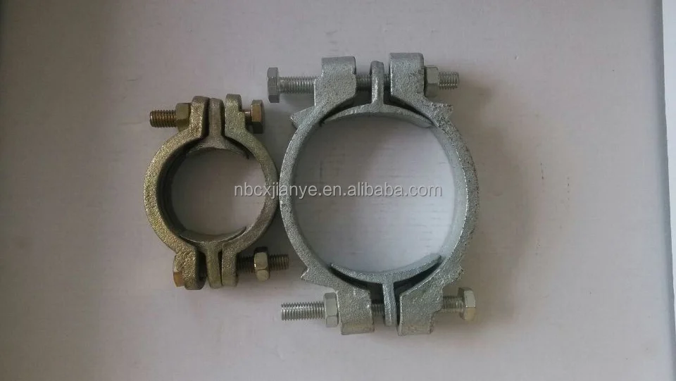 High Quality Malleable Cast Iron Double Bolt Hose Clamp Buy Double