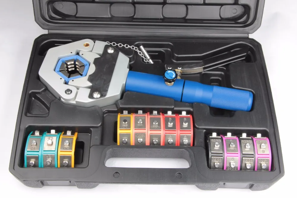 Xhnotion Hydraulic Crimping Tool Press Machine Manual Hoses Crimper Kit