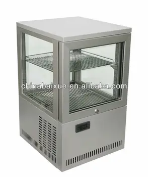 Counter Top Four Sided Glass Show Case Coolers Display Fridgedessertsandwich Counter Top Four Sided Glass Show Case Coolers Display Fridgedessertsandwich