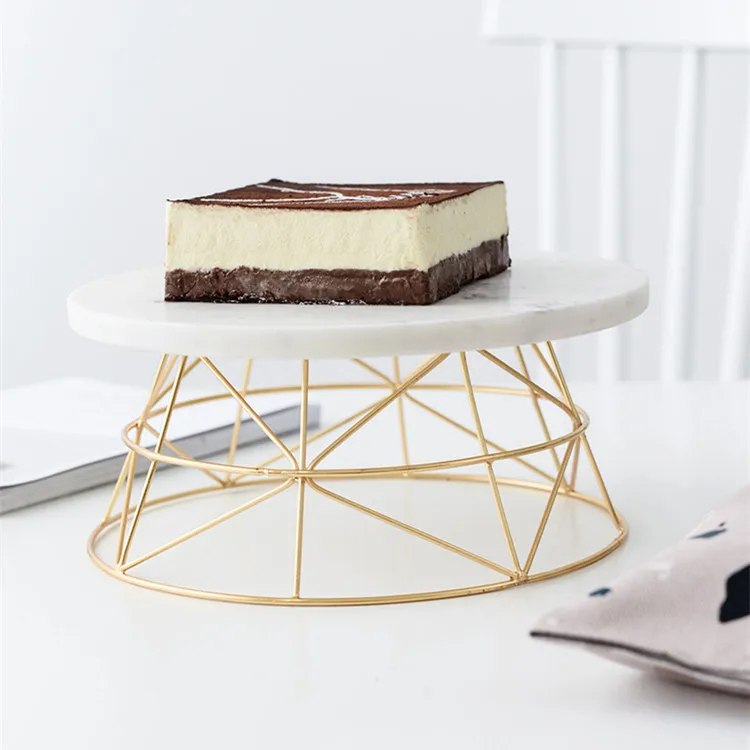 Marble Top Cake Stand
