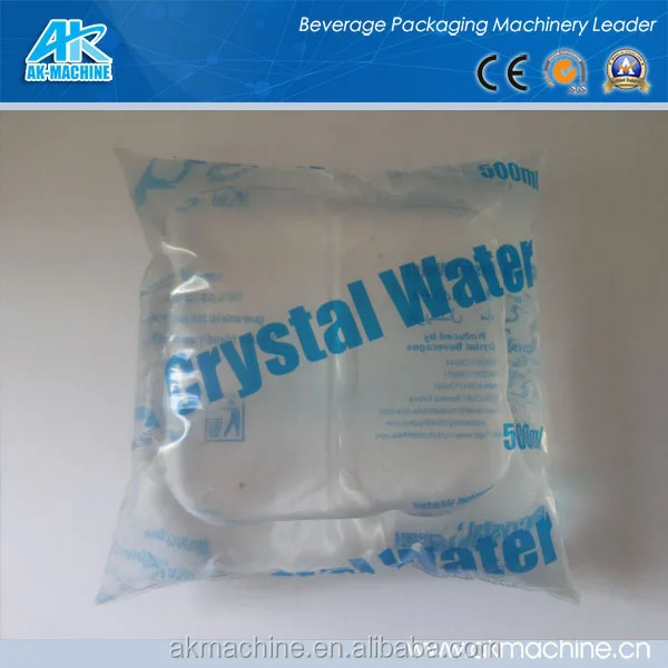 Drink Pouches Bag Water Sachet Packaging Film 500 Ml/sachet Bag Mineral