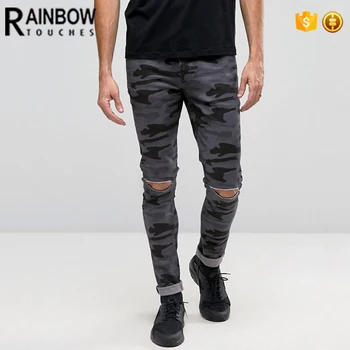 mens skinny camo jeans