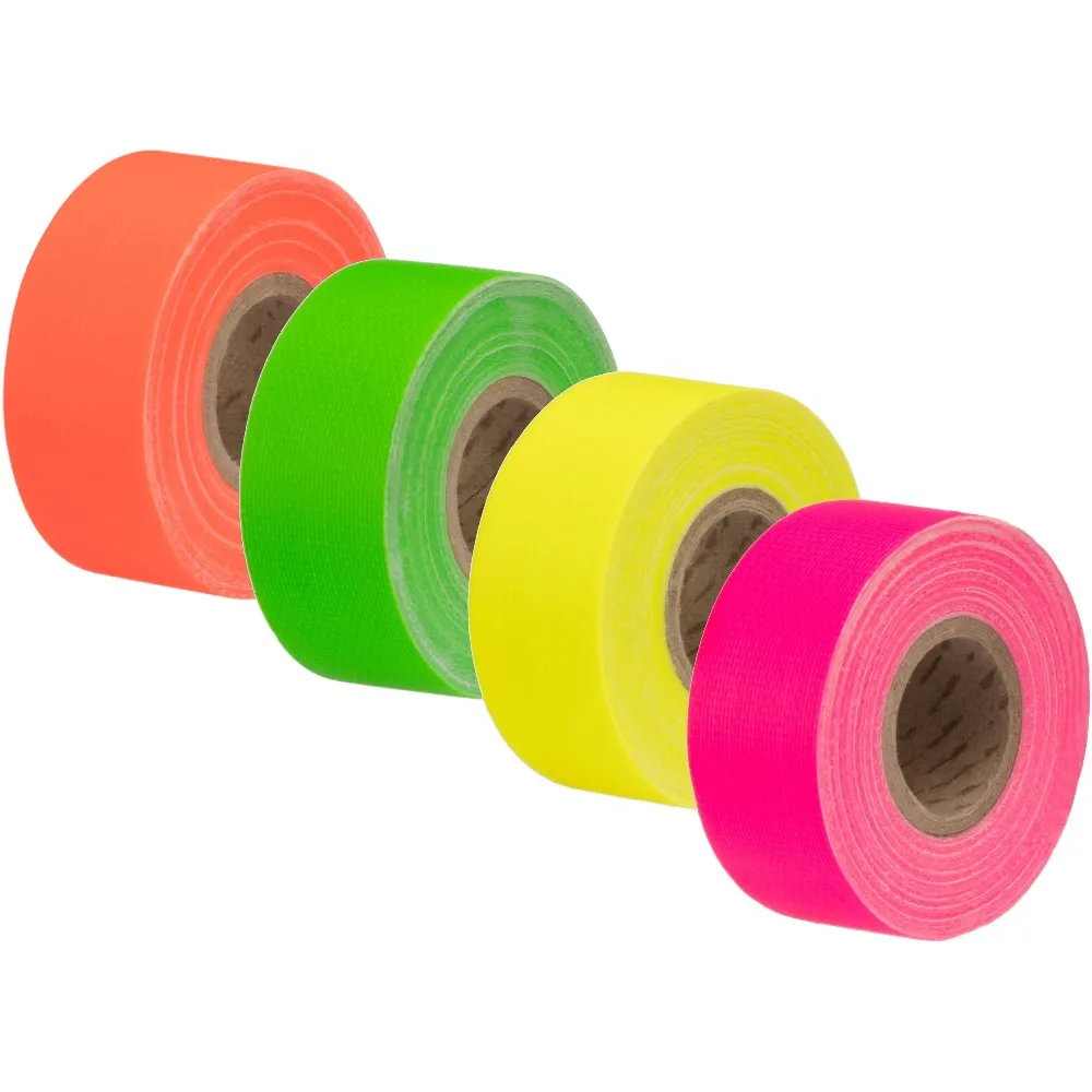 Blacklight Gaffer Tape Uv Neon Material Strong Stick Reflect Tape For