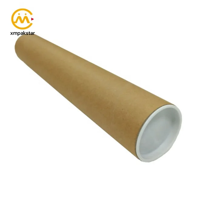 Factory Custom Recycled Cardboard Paint Telescope Mail Kraft Paper Tube Telescope Paper Tube Company