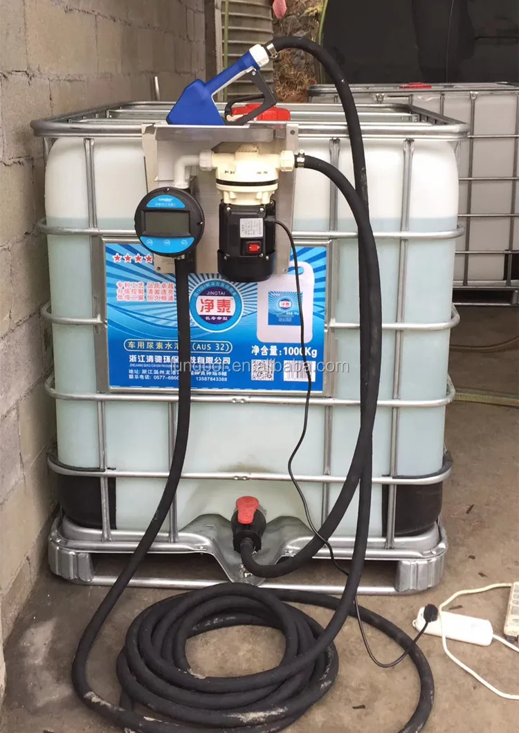 Adblue Ibc Pump Tote/def Dispenser With Flow/220v Adblue Filling Pump