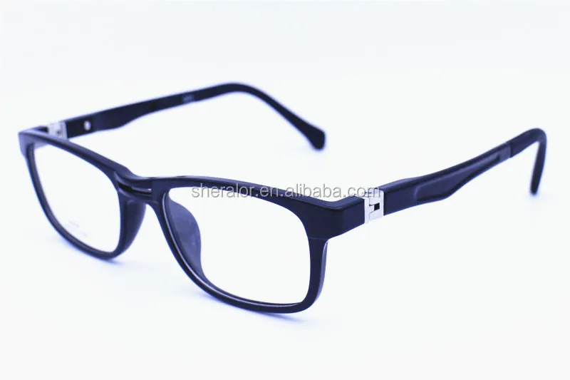 Wholesale T8004 Tr90 Flexible Hinge Rectangle Shape Dual Bridge Transparent Colorful