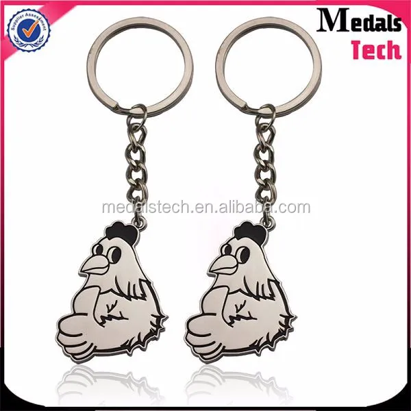 Funny cute cheese shape hard enamel iron material detachable keychains for kinds