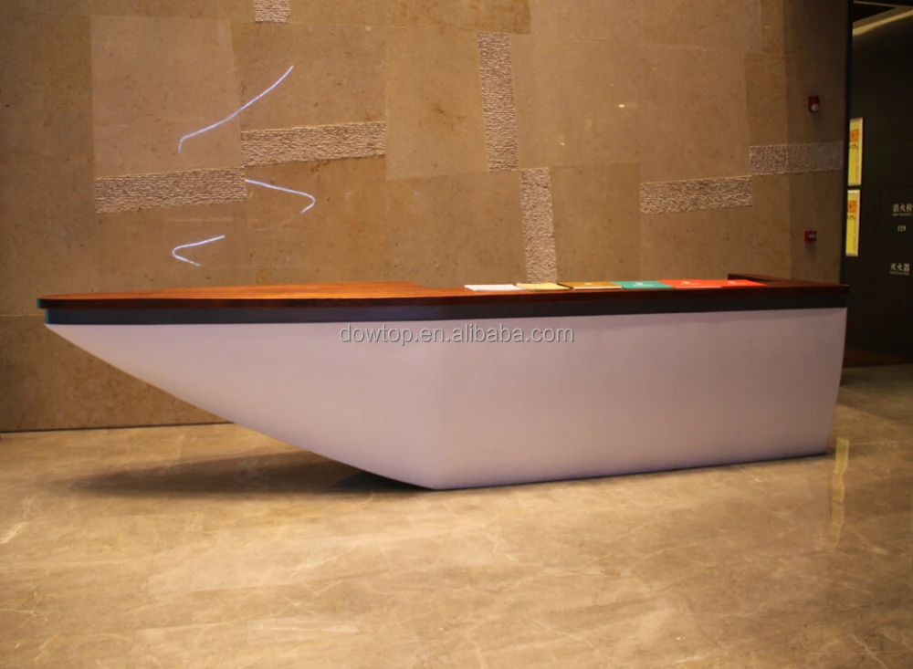 Boat Shape Reception Desk For Office Buy Boat Shape Reception Desk