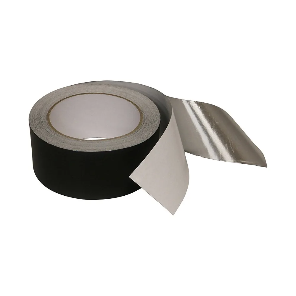 Matte Black Aluminum Foil Tape With Acrylic Adhesive Buy Aluminum